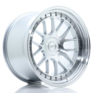 JR Wheels JR40 19x11 ET15-22 5H (Custom PCD) Silver Machined Face