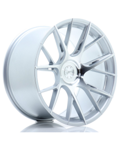 JR Wheels JR42 20x11 ET20-35 5H (Custom PCD) Silver Machined Face