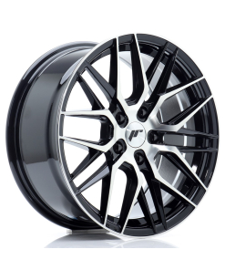 JR Wheels JR28 17x8 ET40 5x112 Gloss Black Machined Face