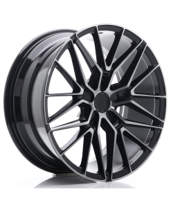 JR Wheels JR38 19x8,5 ET35-45 5H (Custom PCD) Black Brushed w/Tinted Face