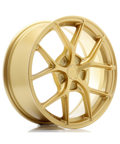 JR Wheels SL01 17x7 ET20-40 5H (Custom PCD) Gold