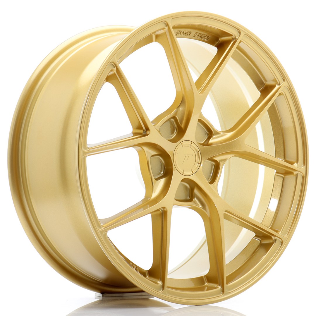 JR Wheels SL01 18x8 ET20-40 5H (Custom PCD) Gold
