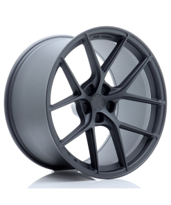 JR Wheels SL01 20x12 ET0-40 5H (Custom PCD) Matt Gun Metal