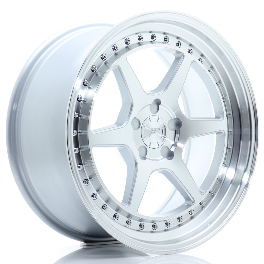JR Wheels JR43 18x8,5 ET15-35 5H (Custom PCD) Silver Machined Face