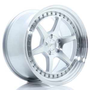 JR Wheels JR43 18x9,5 ET15-35 5H (Custom PCD) Silver w/Machined Face