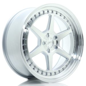 JR Wheels JR43 19x8,5 ET15-35 5H (Custom PCD) Silver w/Machined Face