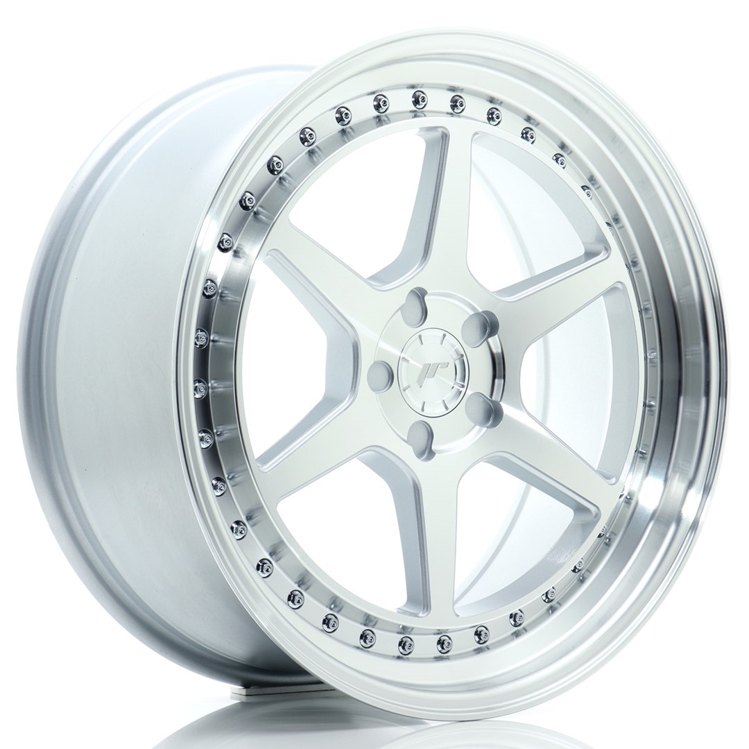 JR Wheels JR43 19x8,5 ET15-35 5H (Custom PCD) Silver Machined Face
