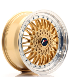 JR Wheels JR9 17x7,5 ET35 5x112/120 Gold w/ Machined Lip