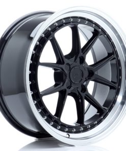 JR Wheels JR41 18x8,5 ET15-35 5H (Custom PCD) Glossy Black w/Machined Lip