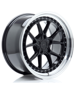 JR Wheels JR39 18x9,5 ET15-35 5H (Custom PCD) Gloss Black w/ Machined Lip