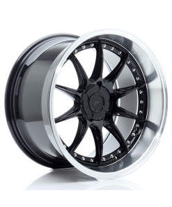 JR Wheels JR41 18x10,5 ET15-25 5H (Custom PCD) Gloss Black w/ Machined Lip