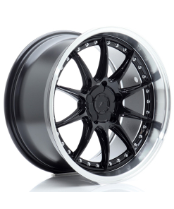 JR Wheels JR41 18x9,5 ET15-35 5H (Custom PCD) Gloss Black w/ Machined Lip