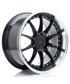 JR Wheels JR41 19x9,5 ET12-22 5H (Custom PCD) Gloss Black w/ Machined Lip
