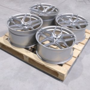 Wheel set JR34 20x9 ET20-40 / 20x10,5 ET30 5x112 Silver Machined