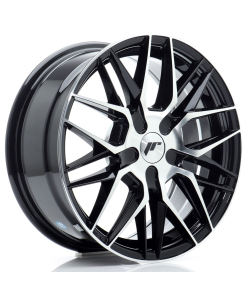 JR Wheels JR28 16x7 ET20-40 (Custom PCD) Gloss Black Machined Face