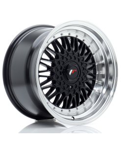 JR Wheels JR9 17x10 ET20 5x112/120 Gloss Black w/ Machined Lip