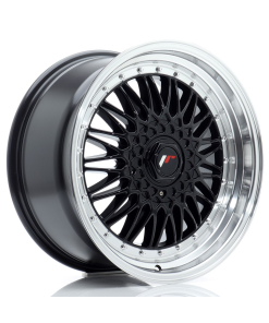 JR Wheels JR9 18x9 ET20-40 (Custom PCD) Gloss Black w/ Machined Lip