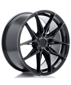 JR Wheels JR44 18x8 ET20-42 5H (Custom PCD) Black Machined w/ Tinted Face