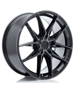 JR Wheels JR44 19x8 ET20-40 5H (Custom PCD) Black Machined w/ Tinted Face