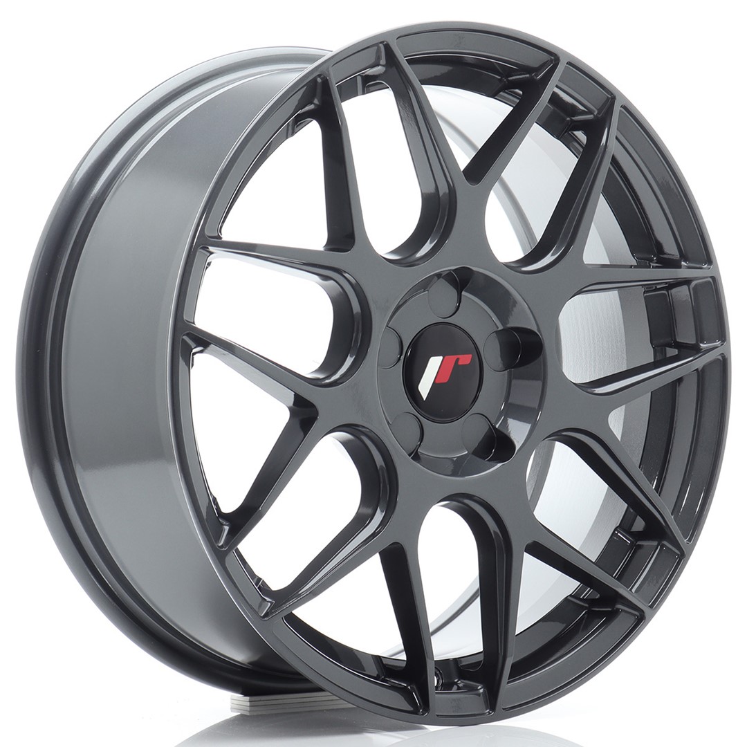 JR Wheels JR18 17x7 ET20-40 5H (Custom PCD) Hyper Gray