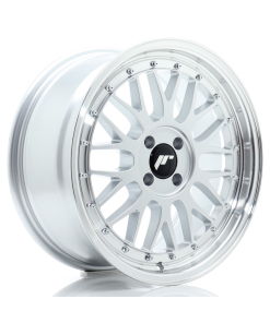 JR Wheels JR23 17x8 ET35 4x100 Hyper Silver w/ Machined Lip