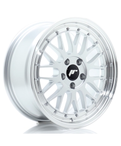 JR Wheels JR23 17x8 ET35 5x120 Hyper Silver w/ Machined Lip