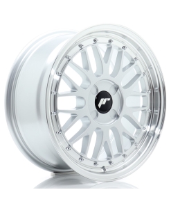 JR Wheels JR23 17x8 ET20-45 4H (Custom PCD) Hyper Silver w/ Machined Lip