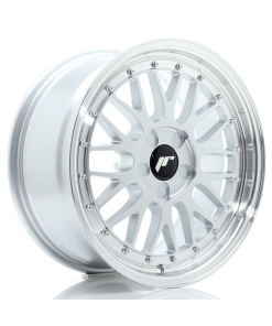 JR Wheels JR23 17x8 ET20-45 5H (Custom PCD) Hyper Silver w/ Machined Lip
