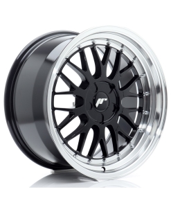 JR Wheels JR23 18x9,5 ET20-48 5H (Custom PCD) Gloss Black w/ Machined Lip