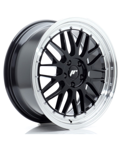 JR Wheels JR23 19x8,5 ET45 5x112 Gloss Black w/ Machined Lip