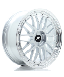 JR Wheels JR23 20x8 ET20-40 5H (Custom PCD) Hyper Silver w/ Machined Lip