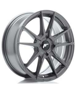 JR Wheels JR21 17x7 ET20-40 4H (Custom PCD) Hyper Gray