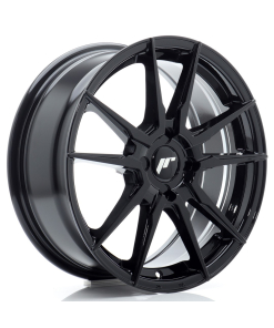 JR Wheels JR21 17x7 ET20-40 4H (Custom PCD) Gloss Black
