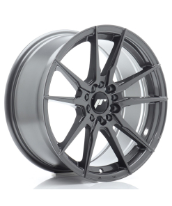 JR Wheels JR21 17x8 ET35 5x108/112 Hyper Gray