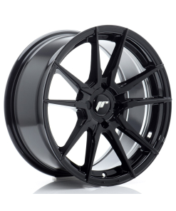 JR Wheels JR21 17x8 ET20-35 4H (Custom PCD) Gloss Black