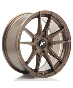 JR Wheels JR21 17x8 ET20-35 4H (Custom PCD) Matt Bronze