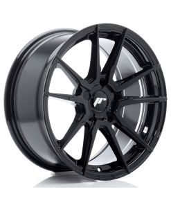 JR Wheels JR21 17x8 ET20-35 5H (Custom PCD) Gloss Black