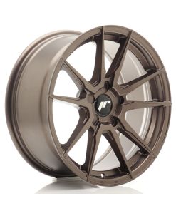 JR Wheels JR21 17x8 ET20-35 5H (Custom PCD) Matt Bronze