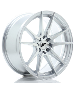 JR Wheels JR21 17x8 ET25 4x100/108 Silver Machined Face