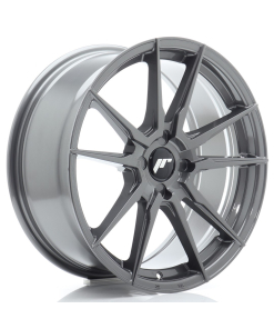 JR Wheels JR21 18x8 ET20-40 4H (Custom PCD) Hyper Gray