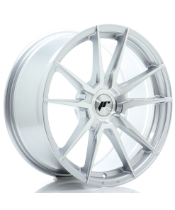 JR Wheels JR21 18x8 ET37 5x100 Silver Machined