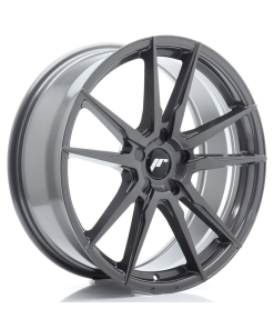 JR Wheels JR21 20x8 ET20-40 5H (Custom PCD) Hyper Gray