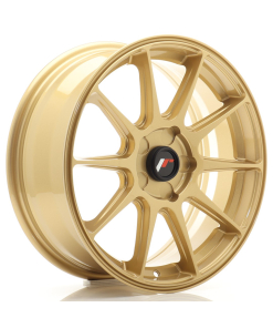 JR Wheels JR11 17x7 ET20-38 5H (Custom PCD) Gold