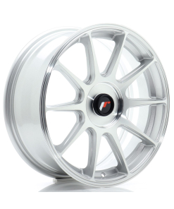 JR Wheels JR11 17x7 ET20-38 (Custom PCD) Silver Machined Face