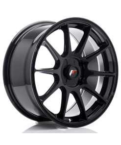 JR Wheels JR11 17x8 ET20-35 4H (Custom PCD) Gloss Black