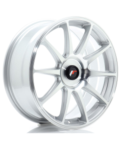 JR Wheels JR11 18x7,5 ET20-40 (Custom PCD) Silver Machined Face