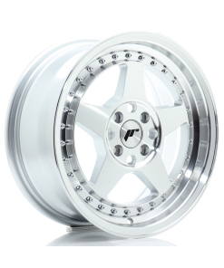 JR Wheels JR6 16x7 ET35 4x100 Silver Machined Face