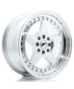 JR Wheels JR6 16x7 ET25 4x100/108 Silver Machined Face