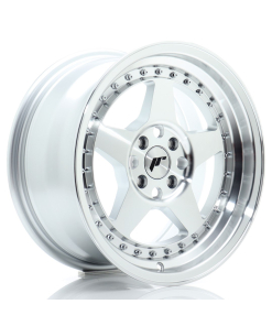 JR Wheels JR6 16x8 ET30 4x100 Silver Machined Face