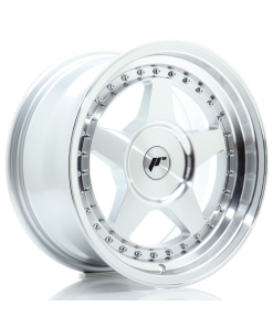 JR Wheels JR6 16x8 ET10-30 (Custom PCD) Silver Machined Face